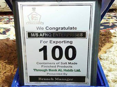 100 Container Award